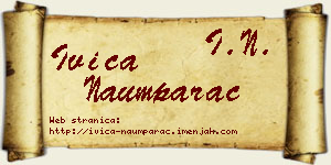 Ivica Naumparac vizit kartica